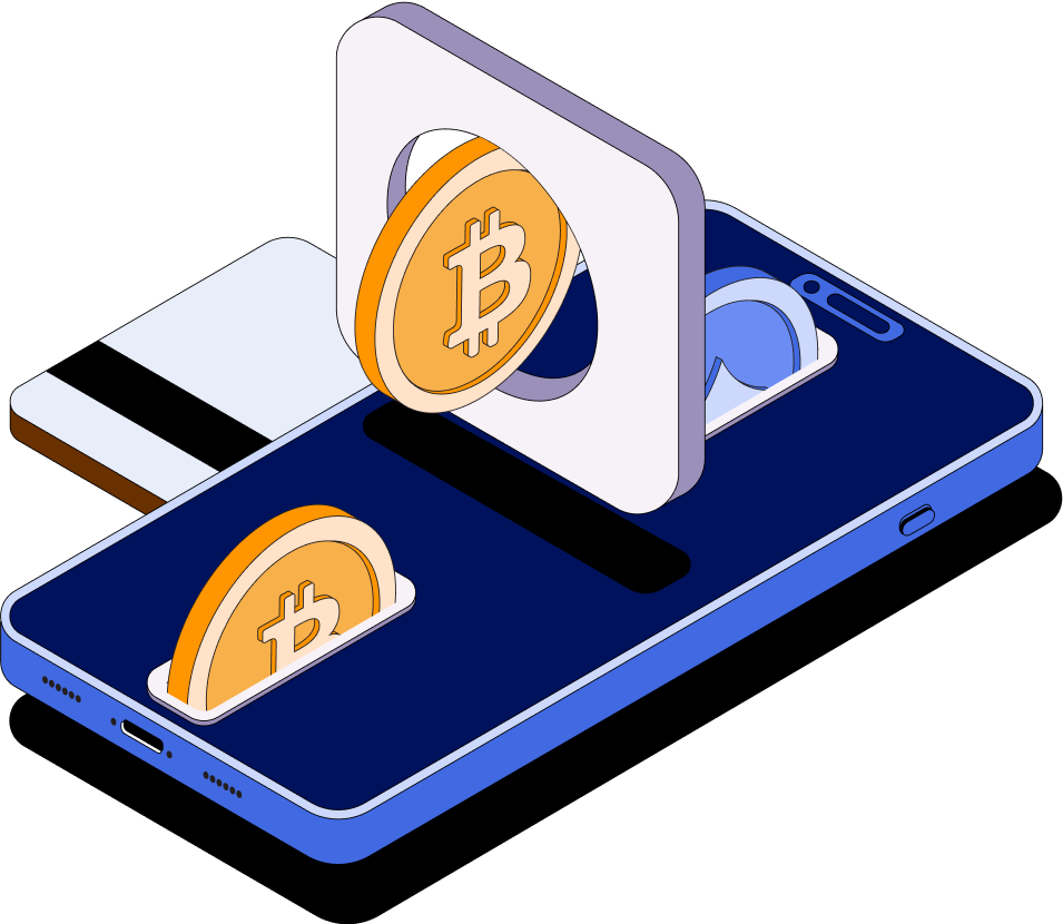 Bitcoin Exchange Illustration